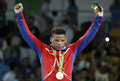 2016年のリオデジャネイロ五輪、レスリング・グレコローマン男子59キロ級で金メダルを獲得したキューバのイスマエル・ボレロモリナ（2016年8月14日撮影）。(c)Jack GUEZ/ AFP