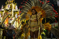 カーニバルシーズンが到来したブラジル。写真は、サンパウロ（Sao Paulo）で開催されたパレード1日目の様子（2012年2月17日撮影）。(c)AFP/YASUYOSHI CHIBA