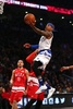 NBAオールスターゲーム2016。ドライブを仕掛けるボストン・セルティックスのアイザイア・トーマス（2016年2月14日撮影）。(c)AFP/Getty Images/Elsa