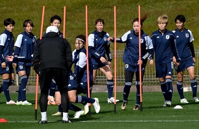 なでしこ、準々決勝スウェーデン戦へ前日練習 サッカー女子W杯