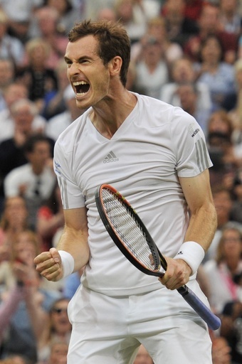 マレーが順当に8強入り、ウィンブルドン選手権