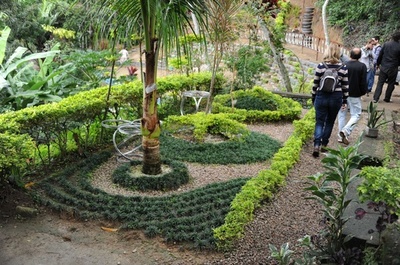 ごみ再利用で貧困地区に緑の庭園、ブラジル・リオ