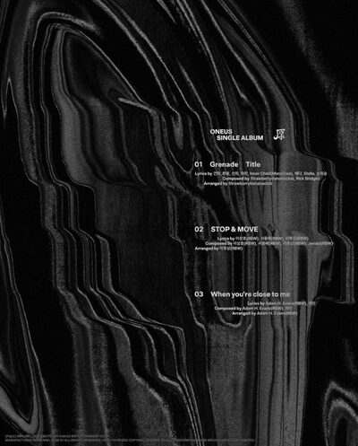 ONEUS、新作トラックリスト公開…タイトル曲は「Grenade」