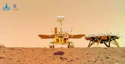 中国の火星探査車「祝融号」 予定のミッションを完了