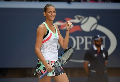 世界1位プリスコバが46分完勝、全米OP準々決勝進出