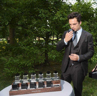 ｢エルメネジルド ゼニア」新フレグランス発表会にセバスチャン・スタン