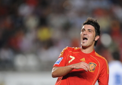 スペイン ビジャの決勝点でボスニア・ヘルツェゴビナに勝利