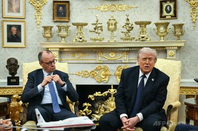 トランプ氏、メルツ独首相を再び批判 イラン問題に「干渉」している場合ではない
