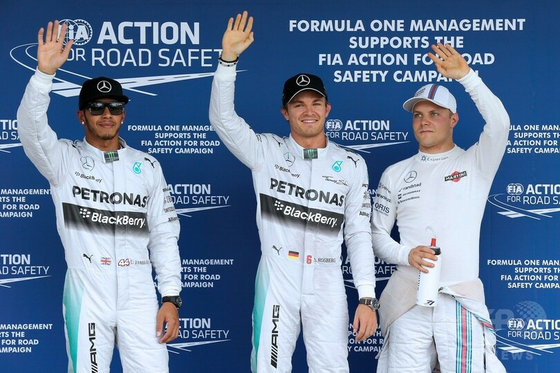 ロズベルグが今季8度目のポールポジション、日本GP