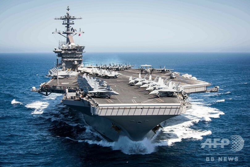 米空母でコロナ感染拡大「加速」 艦長が支援要請
