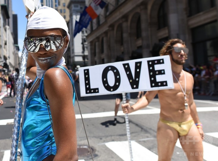 ニューヨークで ゲイ プライド パレード 今年で48回目 写真枚 国際ニュース Afpbb News