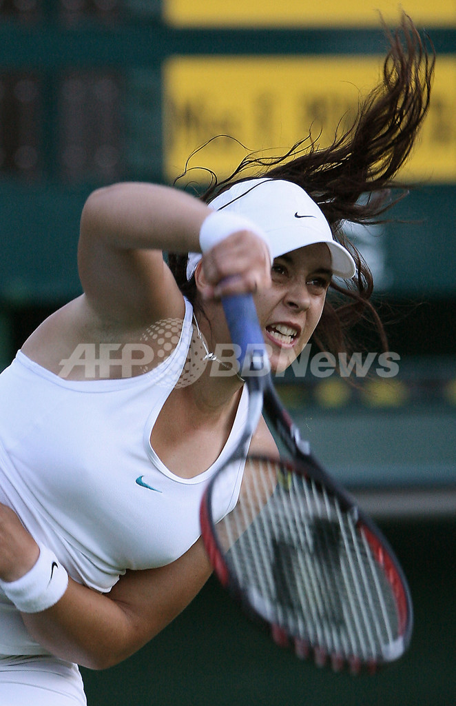 バルトリ 全英初戦をストレートで突破 写真2枚 国際ニュース：AFPBB News