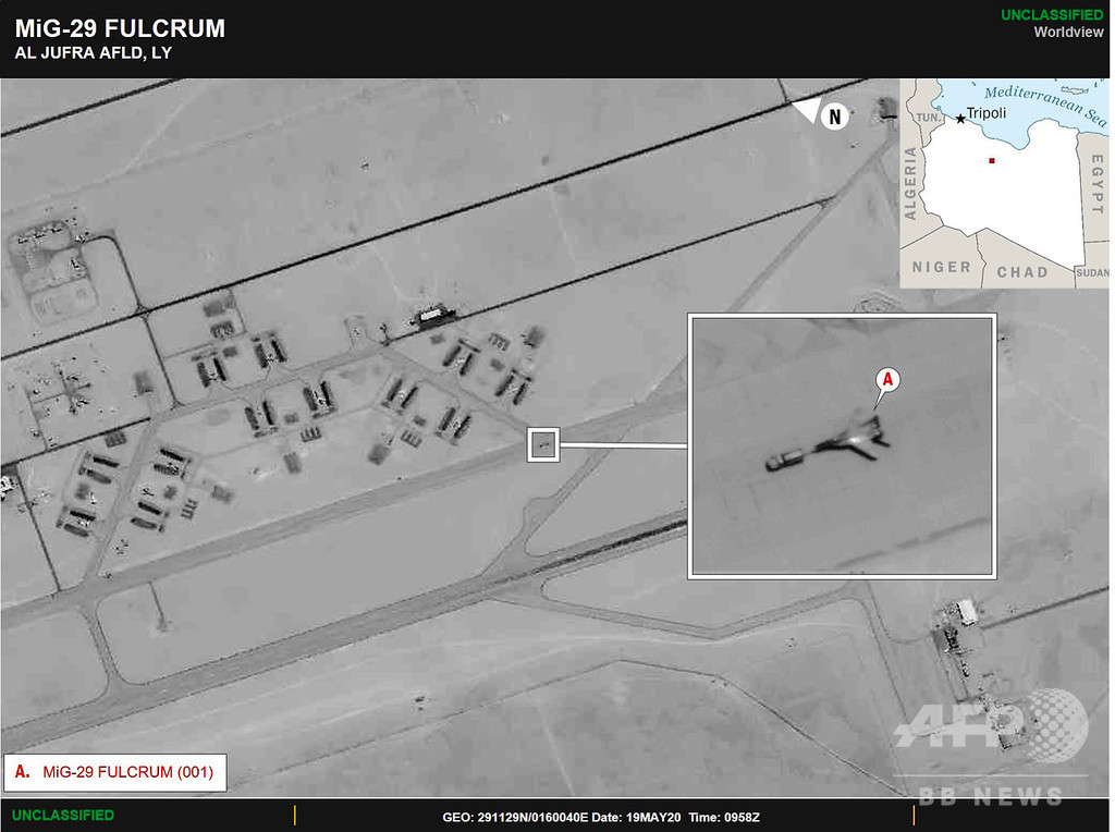 ロシアがリビアへ派遣した戦闘機の写真 米アフリカ軍が公開 写真3枚 国際ニュース Afpbb News