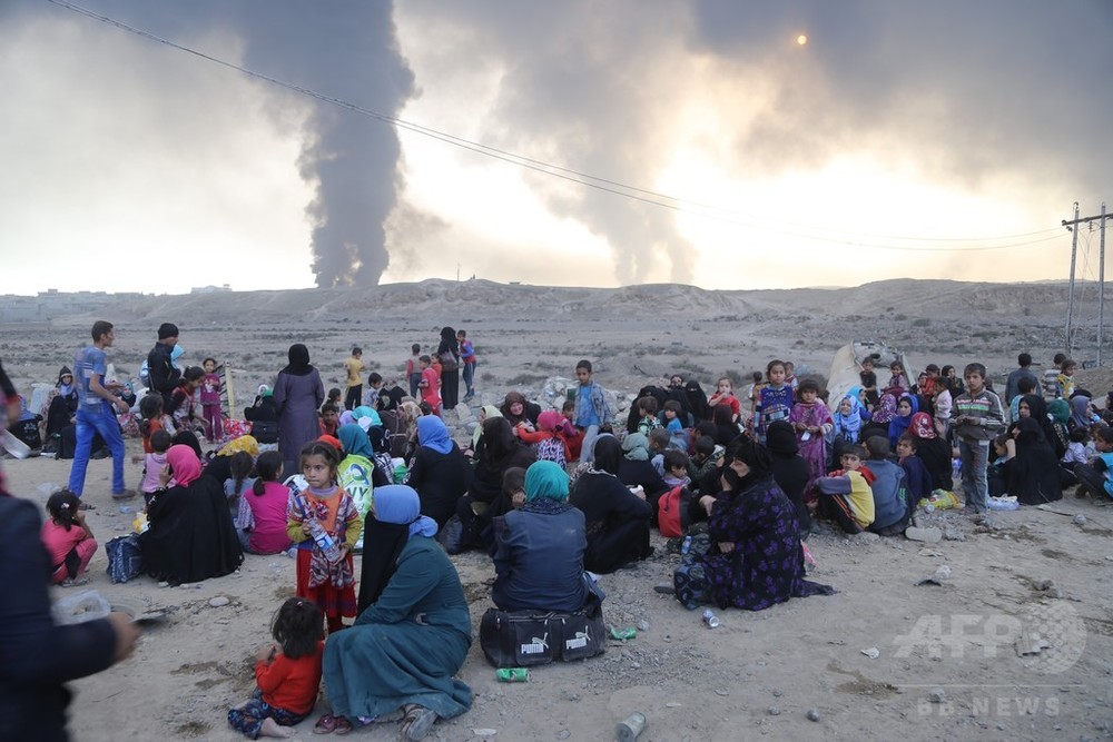 IS、モスル市民を「人間の盾」に 米政府 写真10枚 国際ニュース：AFPBB News