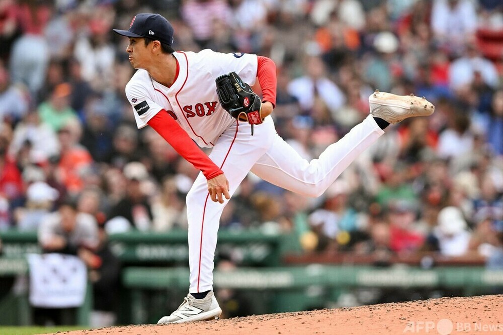 上沢直之がMLB初登板 2回を完璧に抑える 写真2枚 国際ニュース:AFPBB News