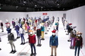 「LifeWear」をコンセプトに展開するユニクロ2013年秋冬の新作展示会にて（2013年6月6日撮影）。(c)MODE PRESS／Shogo Takebayashi