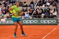 全仏オープンテニス、男子シングルス4回戦。勝利を喜ぶラファエル・ナダル（2022年5月29日撮影）。(c)Thomas SAMSON / AFP