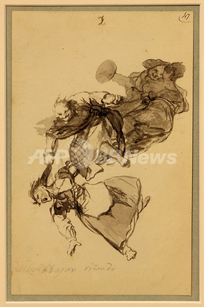 フランシスコ・デ・ゴヤ、ドーニャ・ホワキーナ・カンダードの肖像、新品額装付 130年ぶりに発見されたゴヤの3作品、約8億5000万円で落札 写真3枚 国際