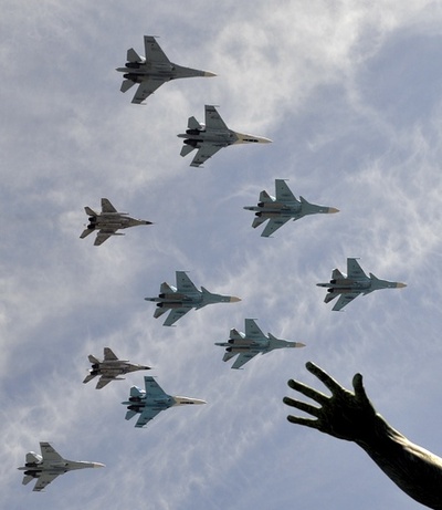 対ドイツ戦勝70年記念の大規模軍事パレード、ロシア