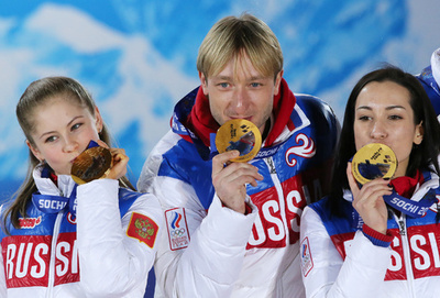 【写真特集】ロシアフィギュアスケート界の「皇帝」プルシェンコ