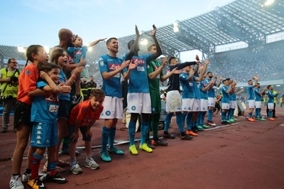 ナポリがクラブの最多勝ち点記録更新、インテルは逆転でCL出場権獲得