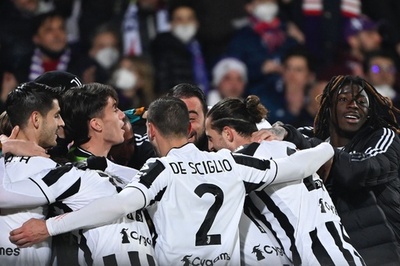 ユーベが先勝、終盤OGの相手選手は涙 イタリア杯準決勝