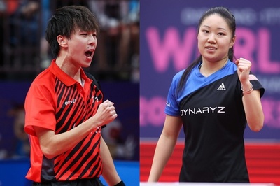 中米選手が混合ダブルスでペア、世界卓球選手権で日本の選手とも対戦