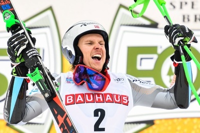 クリストファーセンが大回転で優勝、アルペンW杯総合首位に浮上