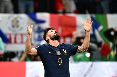 決勝弾ジルー 「とてつもない」イングランド戦勝利喜ぶ カタールW杯