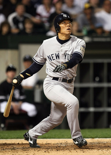 松井秀喜 4番で1安打1打点