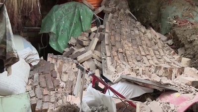 中国甘粛省の隴西県でM5.6の地震が発生 11人が負傷