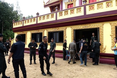 タイ南部の仏教寺院で銃撃、僧侶ら4人死傷