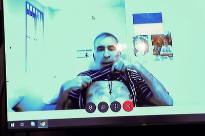 元ジョージア大統領の救済を 健康状態悪化でゼレンスキー氏要請