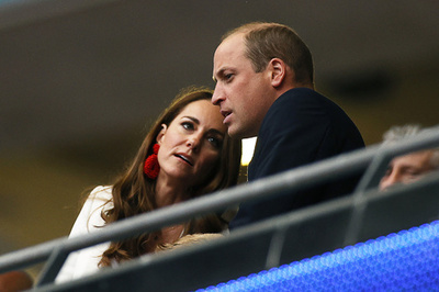 ウィリアム王子一家にT・クルーズさん、ベッカム氏も観戦 欧州選手権