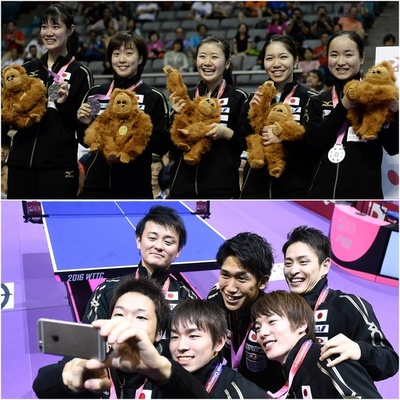 日本は男女ともに準優勝、中国の牙城崩せず―世界卓球団体戦