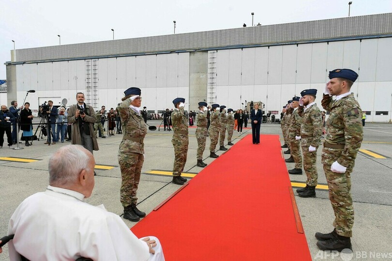 ローマ教皇、イスラエルの武力行使「不道徳」