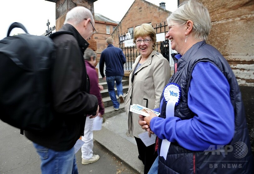 スコットランド住民投票、投票率およそ9割 過去最高