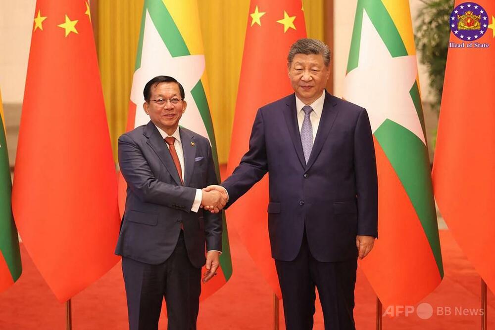 中国の習主席、ミャンマーの主権維持を断固支持と表明
