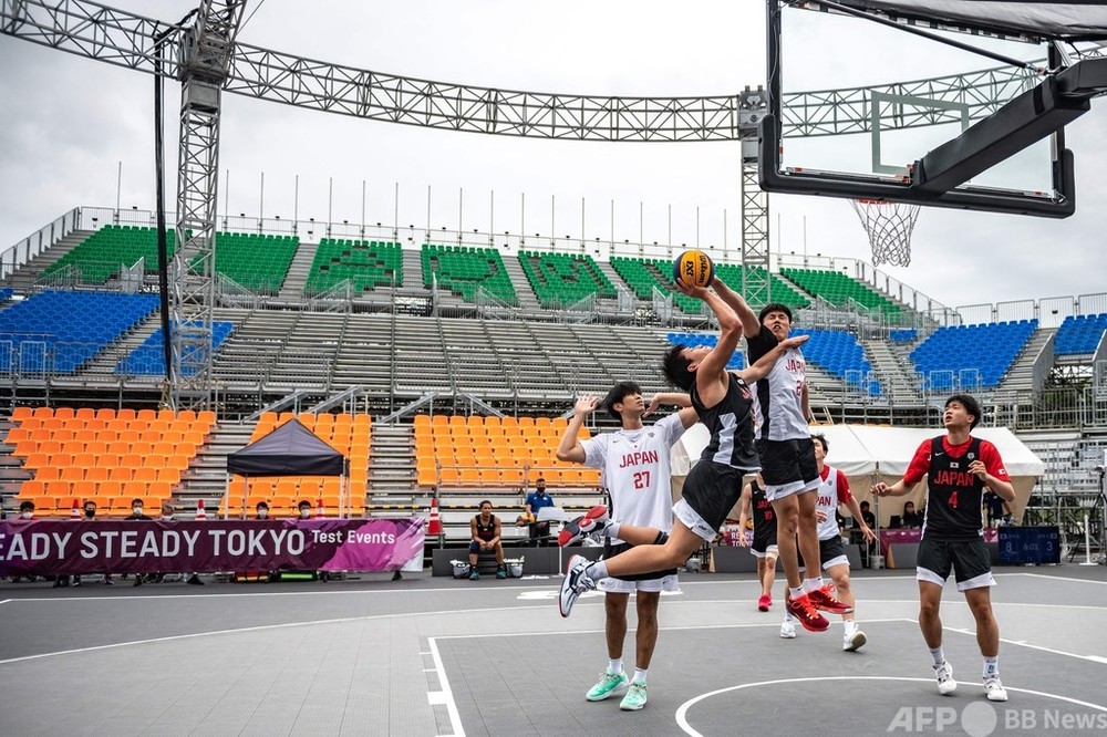 東京五輪 3人制バスケのテスト大会実施 写真7枚 国際ニュース Afpbb News