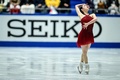 24-25フィギュアスケートグランプリ（GP）シリーズ第4戦、NHK杯、女子シングル・ショートプログラム（SP）。演技に臨む青木祐奈（2024年11月8日撮影）。(c)Yuichi YAMAZAKI / AFP