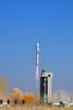 酒泉衛星発射センターから打ち上げられる運搬ロケット「長征２号Ｃ」（2025年2月27日撮影）。(c)Xinhua News