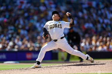 松井裕樹がメジャー初勝利 先発ダルビッシュ有は7奪三振 写真5枚 国際