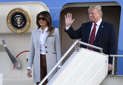 「ロシアは敵」発言のトランプ氏がフィンランド着、米ロ会談前日