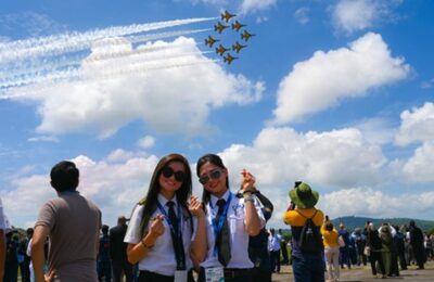 韓国空軍の特殊飛行チーム、マレーシアで「高難度」エアショー展開