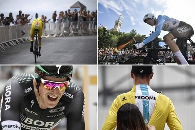 フルームの3連覇が事実上決定、近年まれにみる接戦制す ツール・ド・フランス