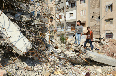 シリア、犠牲祭最終日に「最も激しい」空爆 停戦は失敗