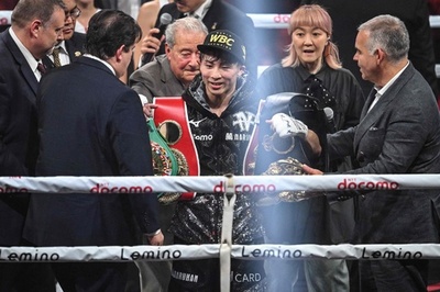 井上尚弥、ドヘニーにTKOで防衛成功 25年にラスベガス戦か