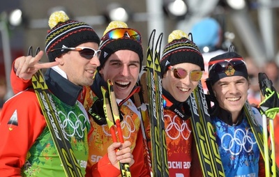 ノルウェーがノルディック複合団体を制す、ソチ五輪