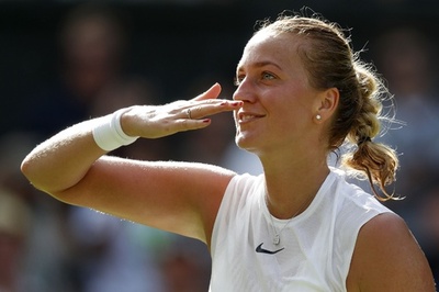 初戦突破のクビトバ、ウィンブルドン優勝候補との見解一蹴