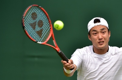 添田、イズナーに屈し初戦敗退 ウィンブルドン選手権